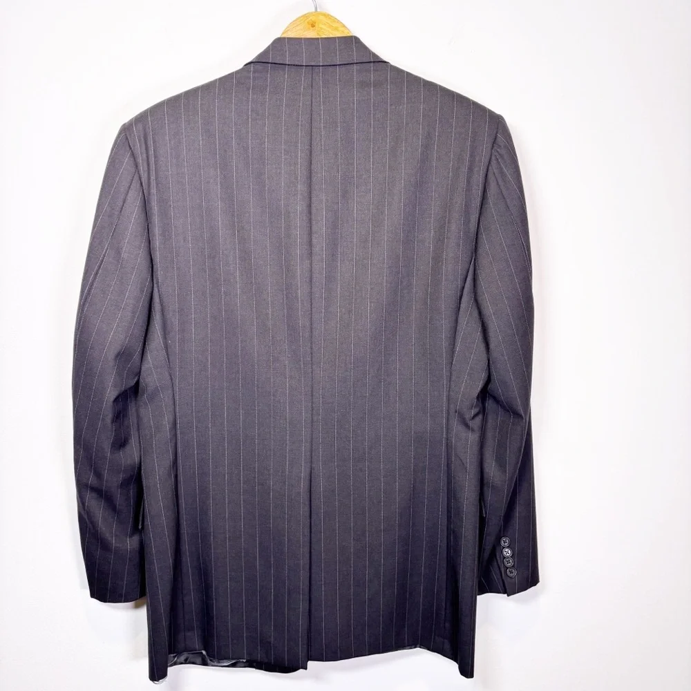 Hickey Freeman X Loro Piana Wool Pinstripe Sport Coat